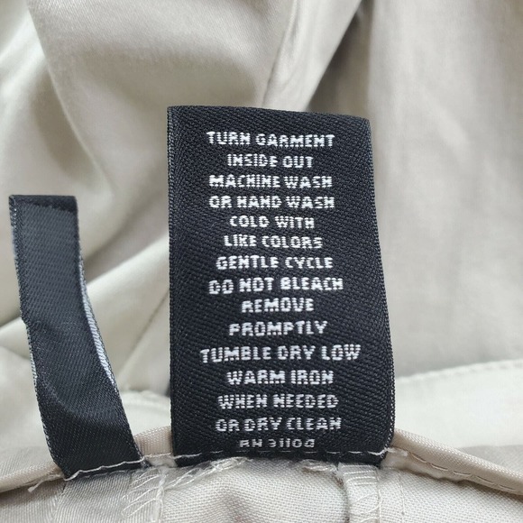 CC - New Direction Womens Cropped Pants 14 Tan Beige Khaki Stretch Casual NWT - Picture 4 of 6